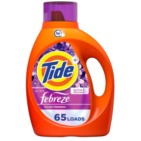 Рідкий пральний засіб Tide Ultra Febreze Spring & Renewal, 65 прань
